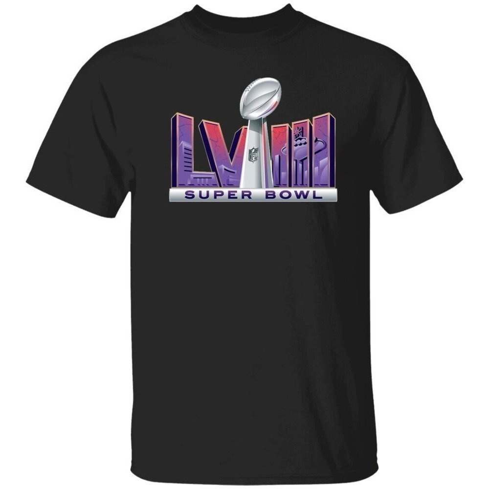 Super Bowl Lviii Trophy Dimension Logo Gift For Fan Tshirt